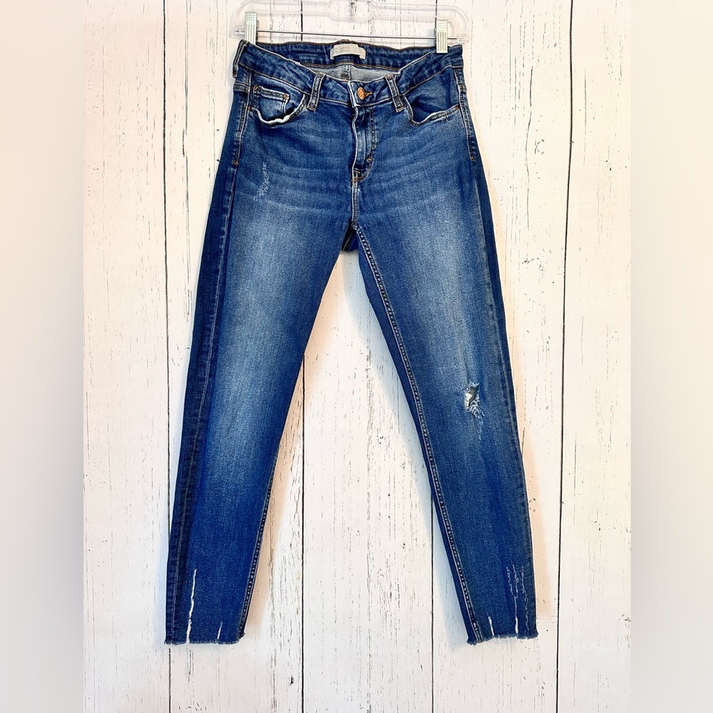 Jeans Zara Women’s Basic Denim Rag  Bone  Stretchy.Size 6 - Picture 7 of 14